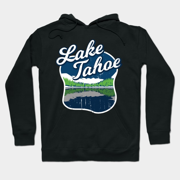 Lake Tahoe Boating Fishing Fisherman Gift Hoodie by Dolde08